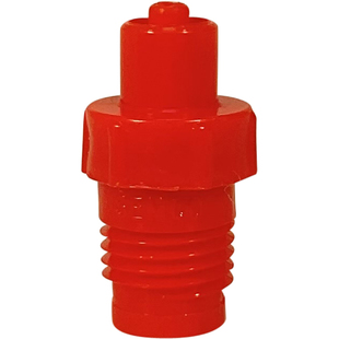 Adaptor 1/4 gevind - Luerlock Rød - male